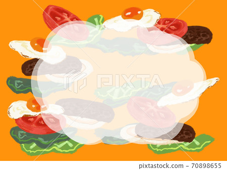 三明治,漢堡成分海報材料雞蛋番茄洋蔥生菜漢堡 三明治,漢堡成分海報材料雞蛋番茄洋蔥生菜漢堡 70898655