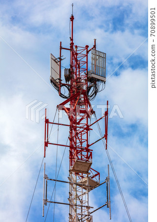antenna cellular tower and sky 70899501