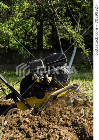 Season garden outdoor works motor cultivator in process vertical 70899927