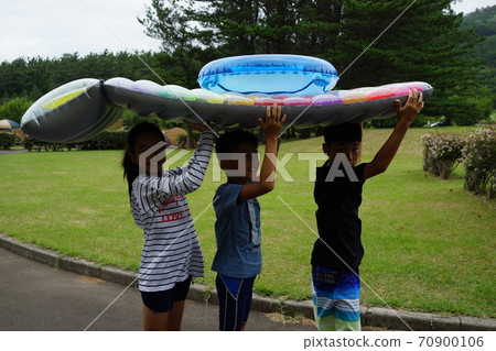 Three brothers pool float fun summer vacation trio Three brothers pool float fun summer vacation trio 70900106