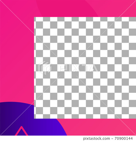 Fluid shapes post. Trendy photo frame post template Fluid shapes post. Trendy photo frame post template 70900144