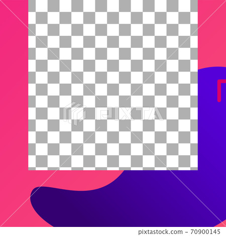 Fluid shapes post. Trendy photo frame post template Fluid shapes post. Trendy photo frame post template 70900145