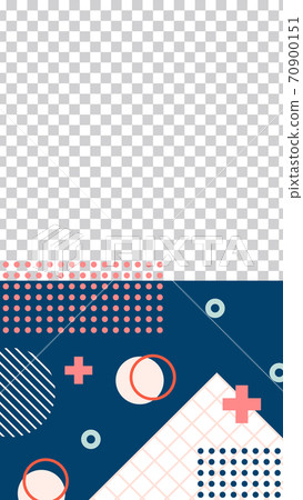 Memphis style story template. Geometric minimalism content Memphis style story template. Geometric minimalism content 70900151