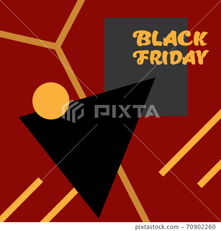 Tribal black friday banner on red backdrop Tribal black friday banner on red backdrop 70902260