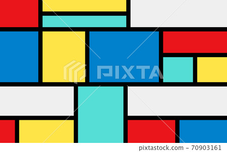 Abstract rectangles white and blue background Vector Image