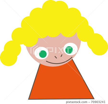 Funny girl with dreadlocks 70903241