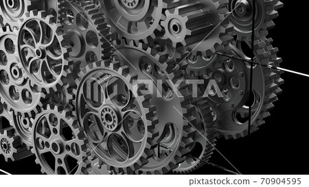 3D illustration of gear gear - Stock Illustration [70904595] - PIXTA