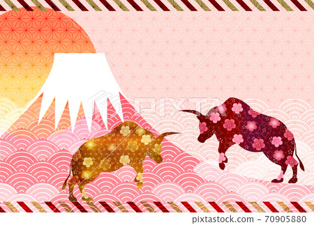 Japanese New Year's card Zodiac background Japanese New Year's card Zodiac background 70905880