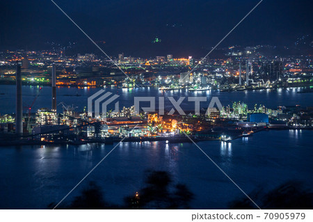 Shunan Factory at dusk Night view Night glitter Shunan Factory at dusk Night view Night glitter 70905979