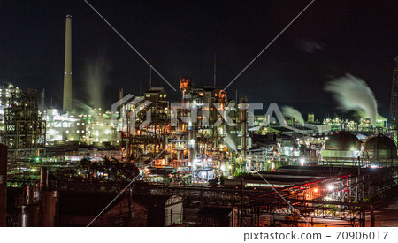 Shunan Factory at dusk Night view Night glitter 70906017