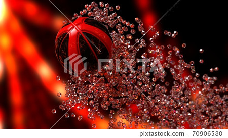 3D illustration of basketball 3D illustration of basketball 70906580
