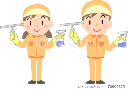 清潔工用刮水器清潔玻璃 70906825