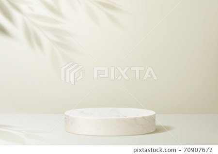 Round marble display stage - Stock Illustration [70907672] - PIXTA