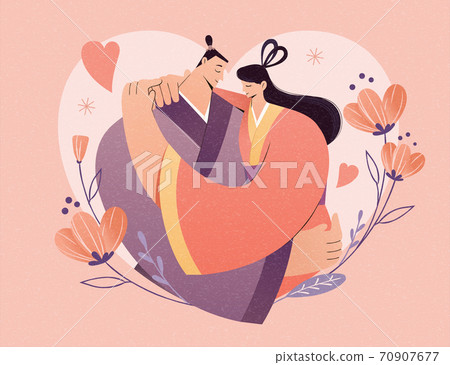 Couple holding for Valentine's Day Couple holding for Valentine's Day 70907677