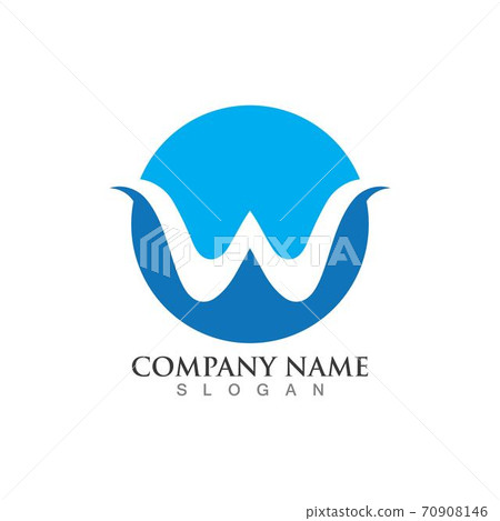 W Letter Logo Template W Letter Logo Template 70908146