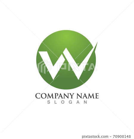 W Letter Logo Template W Letter Logo Template 70908148