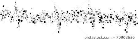 Scattered dense balck dots. Dark points dispersion Scattered dense balck dots. Dark points dispersion 70908686