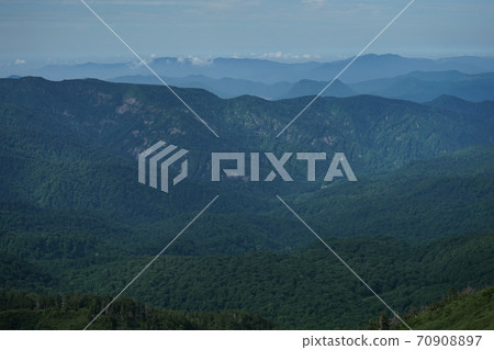 Hachimantai scenery mountain range 70908897