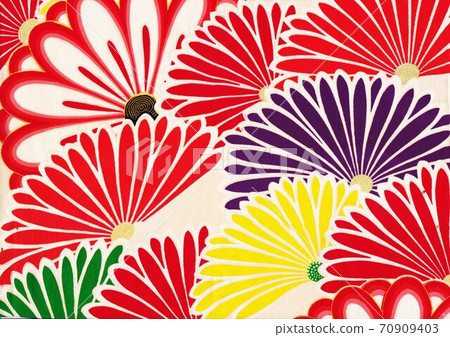 Chrysanthemum pattern 2 70909403