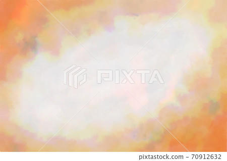 Watercolor gradient background orange background illustration 70912632