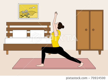Home training illustration 70914500