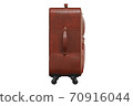 Baggage with long handle brown, side view 70916044