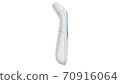 Thermometer digital test health, side view 70916064