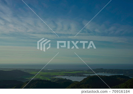 《鳥取縣》石山博智觀景台眺望的風景 70916184