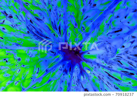 Green and blue psychedelic texture. Abstract colorful background 70918237