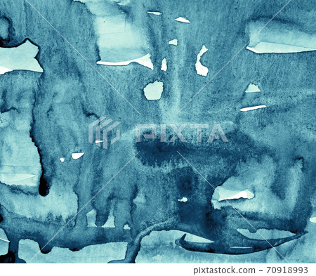Abstract blue watercolor on paper texture as background. Christmas background or New Year background design Abstract blue watercolor on paper texture as background. Christmas background or New Year background design 70918993