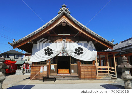 七夕傳說的婚姻之神星神社 愛知縣名古屋市 照片素材 圖片 圖庫