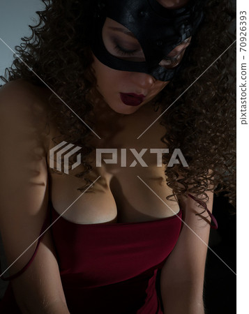 Mysterious woman in BDSM bondage Mysterious woman in BDSM bondage 70926393
