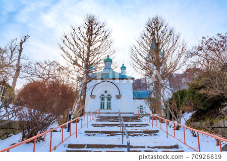 Hakodate Motomachi Walk Winter Hakodate Orthodox Church 70926819