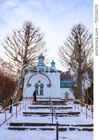Hakodate Motomachi Walk Winter Hakodate Orthodox Church 70926820
