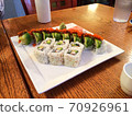California roll that came out at the American table 70926961