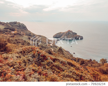 Gaztelugatxe island on Vizcaya, Spain Gaztelugatxe island on Vizcaya, Spain 70928234
