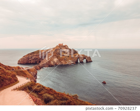 Gaztelugatxe island on Vizcaya, Spain 70928237
