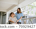 wheelchair, patient, senior 70929427