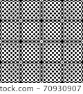 Tartan cage. Scottish cage. Checkered pattern, intersecting stripes, seamless texture 70930907