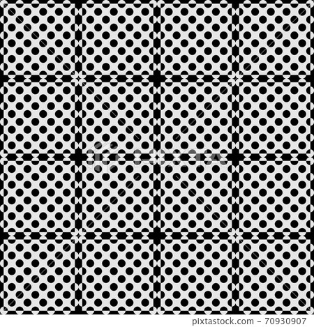 Tartan cage. Scottish cage. Checkered pattern, intersecting stripes, seamless texture 70930907