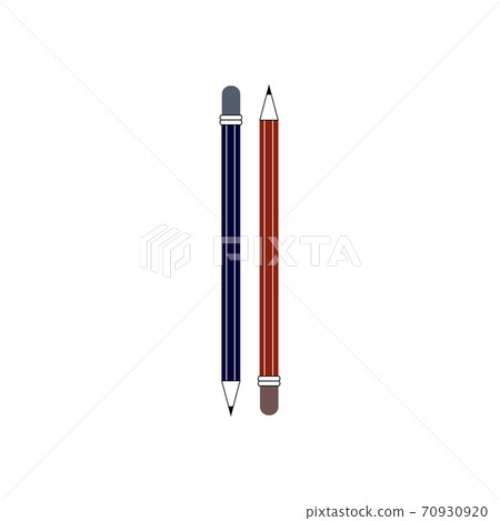 Pencil icon, vector illustration. 70930920