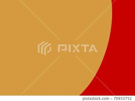 Saaya-shaped gold red frame (background material) Saaya-shaped gold red frame (background material) 70933752