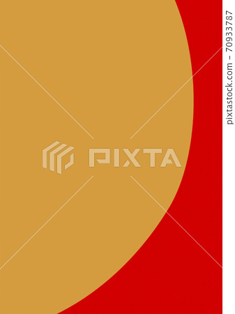 Saaya-shaped gold red frame (background material) Saaya-shaped gold red frame (background material) 70933787