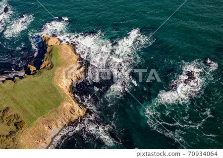 Motor paragliding over Black Sea shores Motor paragliding over Black Sea shores 70934064