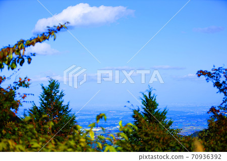 三重縣三重郡葛野市的秋葉風景，秋天，秋天風景，秋天的顏色，[十月] 70936392