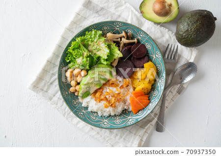 Buddha bowl vegan food Buddha bowl vegan food 70937350