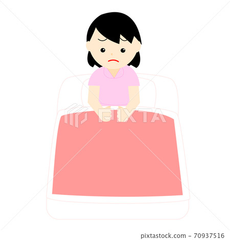 Girl waking up in a bad mood Girl waking up in a bad mood 70937516