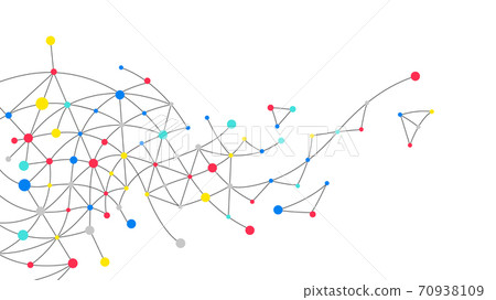 Abstract pattern dot line connection background Abstract pattern dot line connection background 70938109