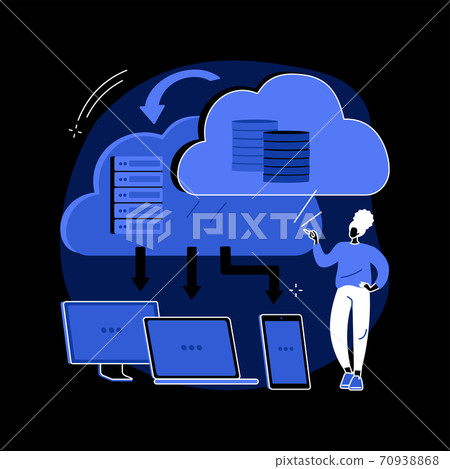 Edge computing abstract concept vector... - Stock Illustration ...