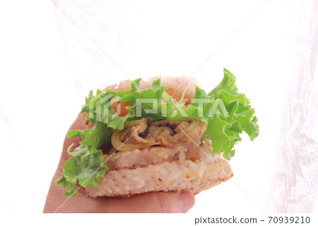 手工米飯漢堡 70939210